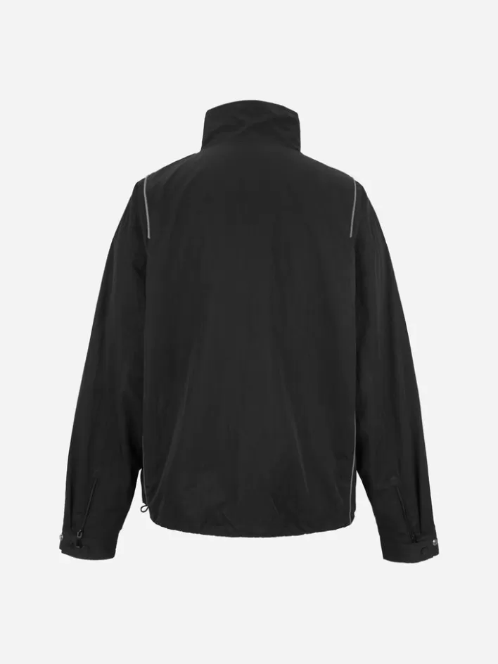 001__mtro_piped_3m_reflective_track_jacket_7.webp Best C2H4 001 - Mtro Piped 3M Reflective Track Jacket Black