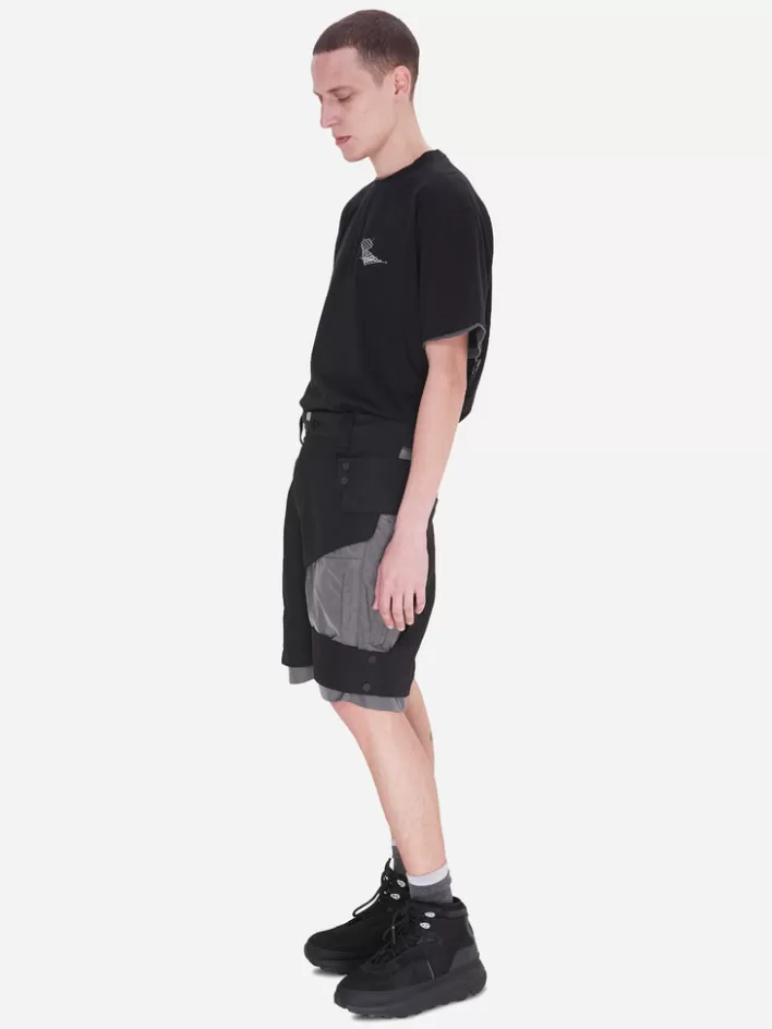 001x__crooked_double_layered_tactical_shorts_3.webp Best Sale C2H4 001-X - Crooked Double Layered Tactical Shorts Black