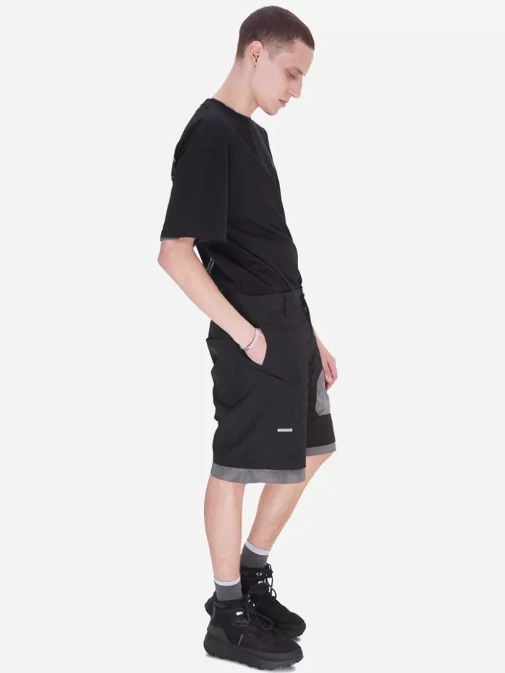 001x__crooked_double_layered_tactical_shorts_4.webp Best Sale C2H4 001-X - Crooked Double Layered Tactical Shorts Black