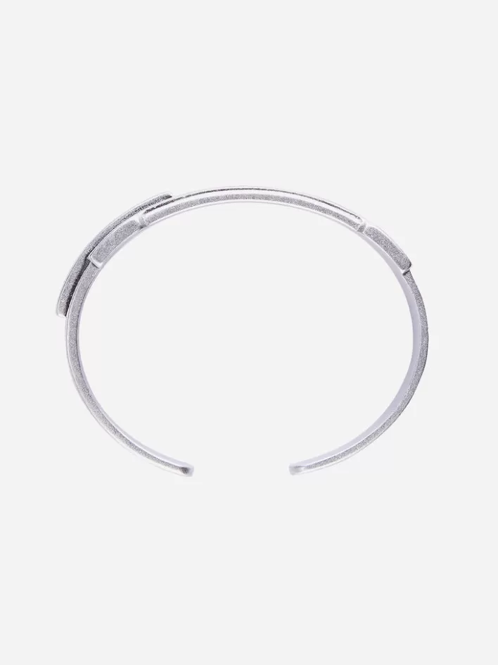 001x_stereoscopic_bracelet_2.webp Sale C2H4 001-X Stereoscopic Bracelet Silver