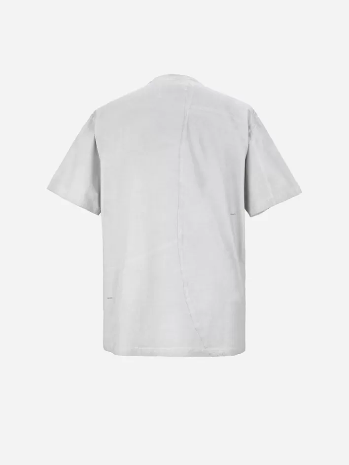 002__crooked_panelled_tshirt_5.webp Clearance C2H4 002 - Crooked Panelled T-Shirt Forst Gray