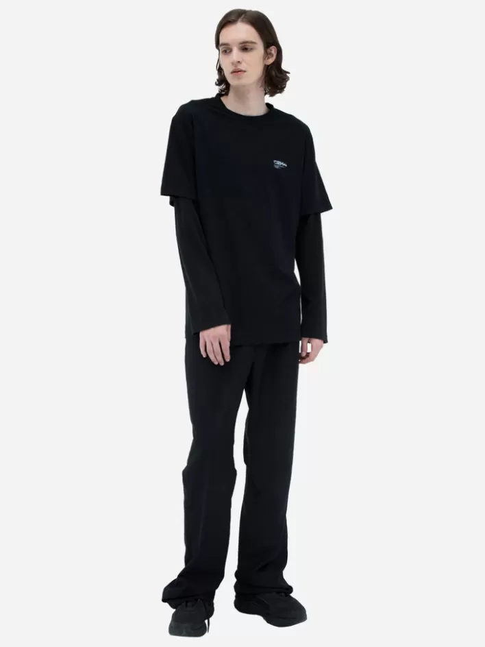 002__double_layer_longsleeve_tshirt_2.webp Flash Sale C2H4 002 - Double Layer Long-Sleeve T-Shirt Black