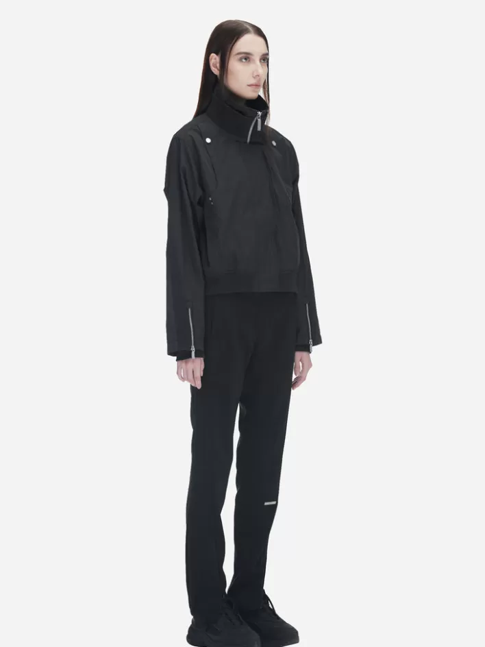 002__intervein_panelled_double_collar_jacket_2.webp Best C2H4 002 - Intervein Panelled Double Collar Jacket Black