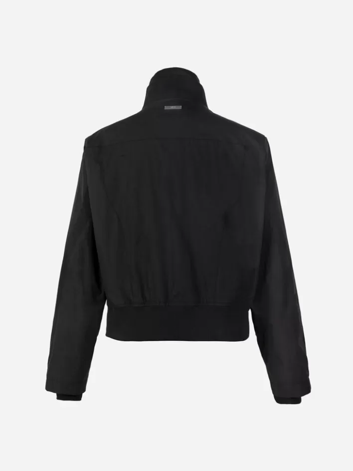 002__intervein_panelled_double_collar_jacket_7.webp Best C2H4 002 - Intervein Panelled Double Collar Jacket Black