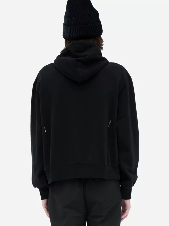 Hot C2H4 002 - Metal Tag Hoodie Black