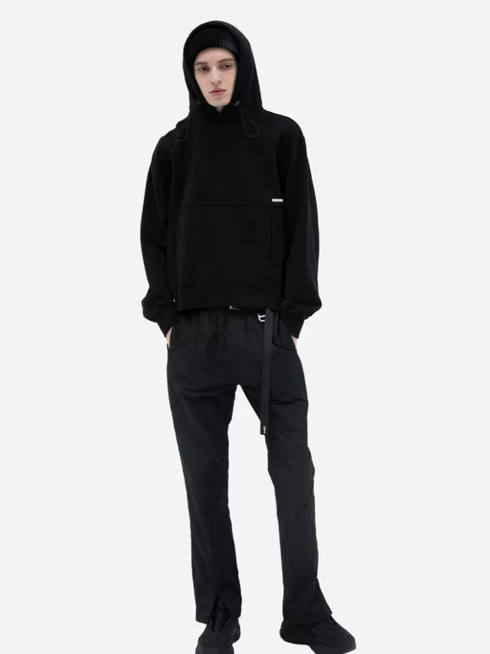 Hot C2H4 002 - Metal Tag Hoodie Black