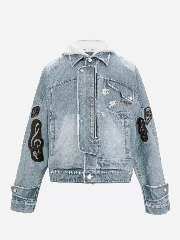 003__asymmetrical_layered_denim_jacket_4.webp Best C2H4 003 - Asymmetrical Layered Denim Jacket Faded Navy