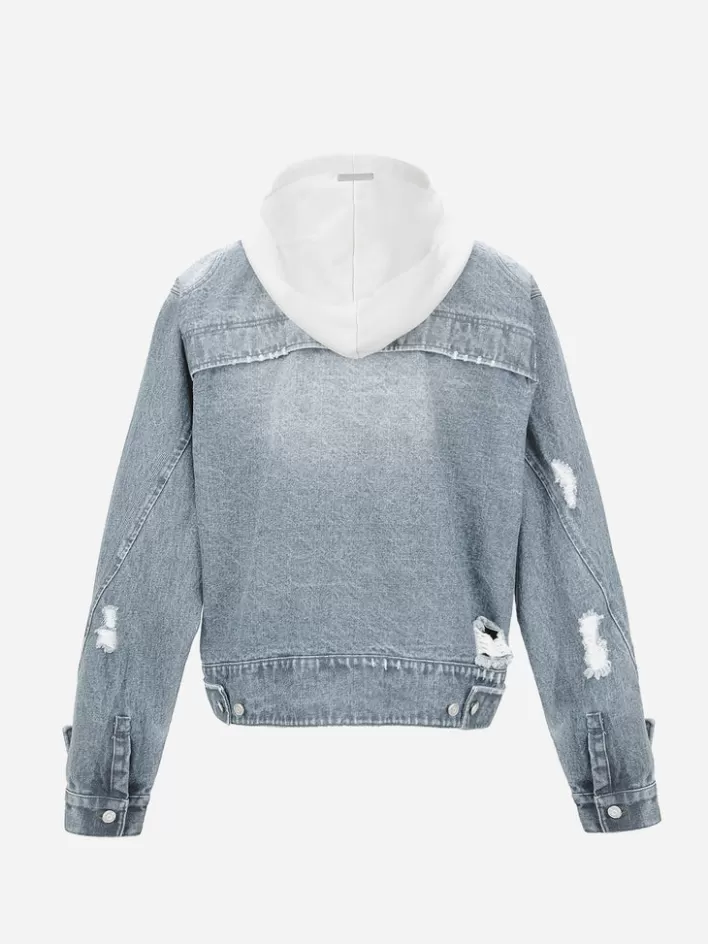 003__asymmetrical_layered_denim_jacket_5.webp Best C2H4 003 - Asymmetrical Layered Denim Jacket Faded Navy