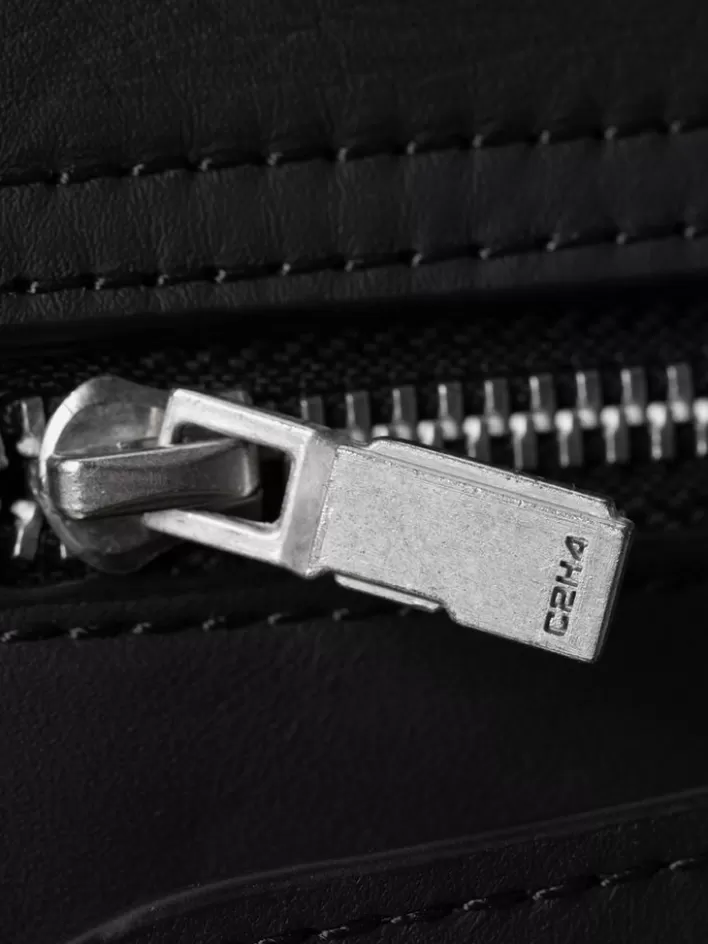 003__nebula_leather_shoulder_bag_10.webp Outlet C2H4 003 - Nebula Leather Shoulder Bag Black