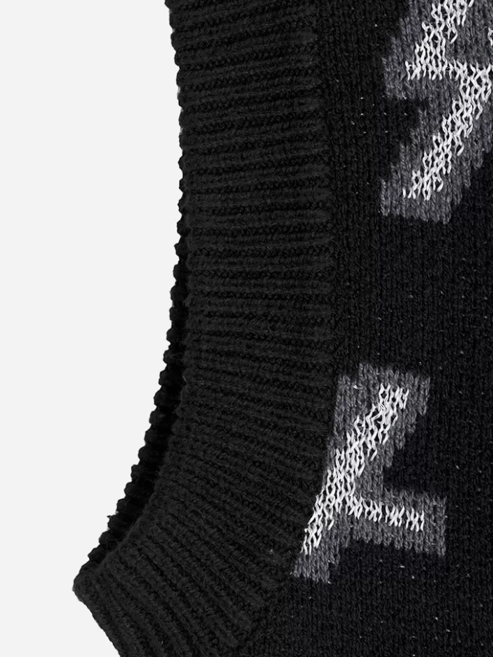 003__reflective_knit_vest_8.webp Online C2H4 003 - Reflective Knit Vest Black