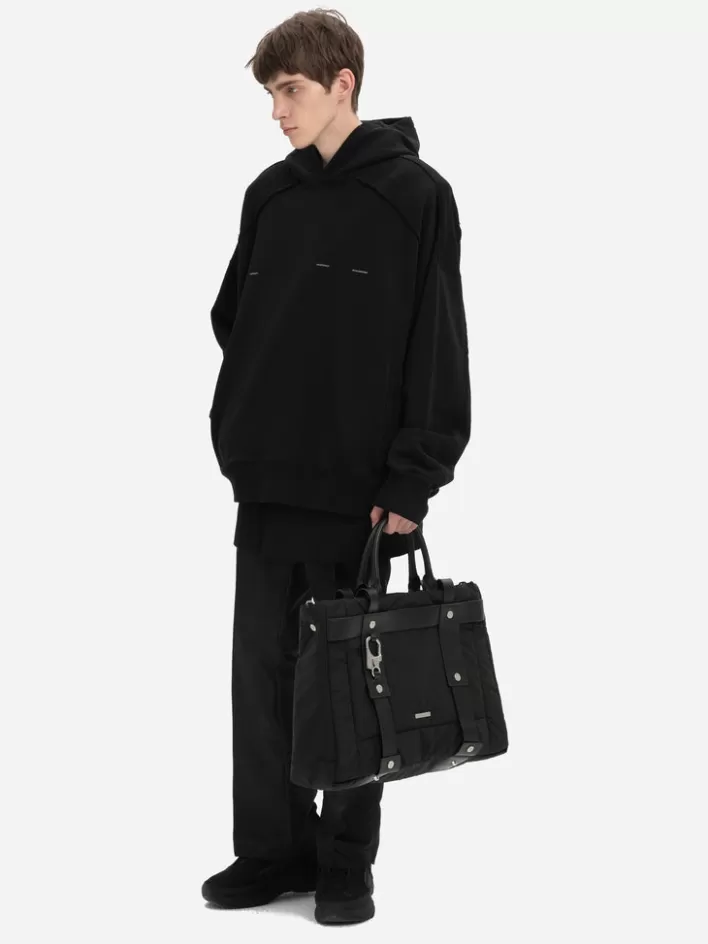 004__tech_nylon_padded_tote_bag_6.webp Flash Sale C2H4 004 - Tech Nylon Padded Tote Bag Vanward Black