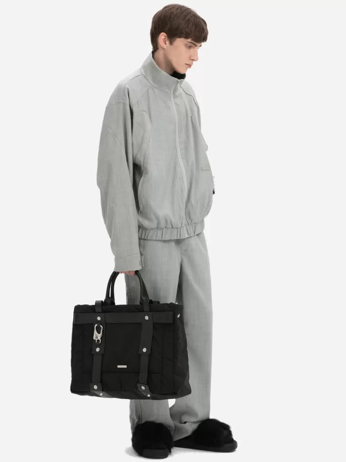 004__tech_nylon_padded_tote_bag_7.webp Flash Sale C2H4 004 - Tech Nylon Padded Tote Bag Vanward Black