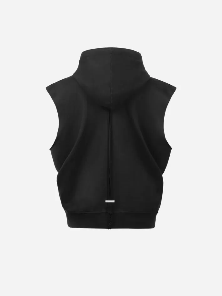005__accumulation_sleeveless_hoodie_5.webp Outlet C2H4 005 - Accumulation Sleeveless Hoodie Faded Black