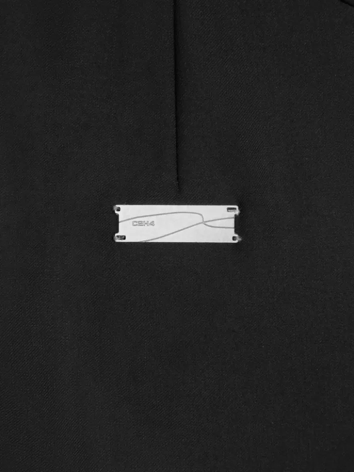 005__asymmetry_layered_mini_dress_6.webp Cheap C2H4 005 - Asymmetry Layered Mini Dress Glossy Black