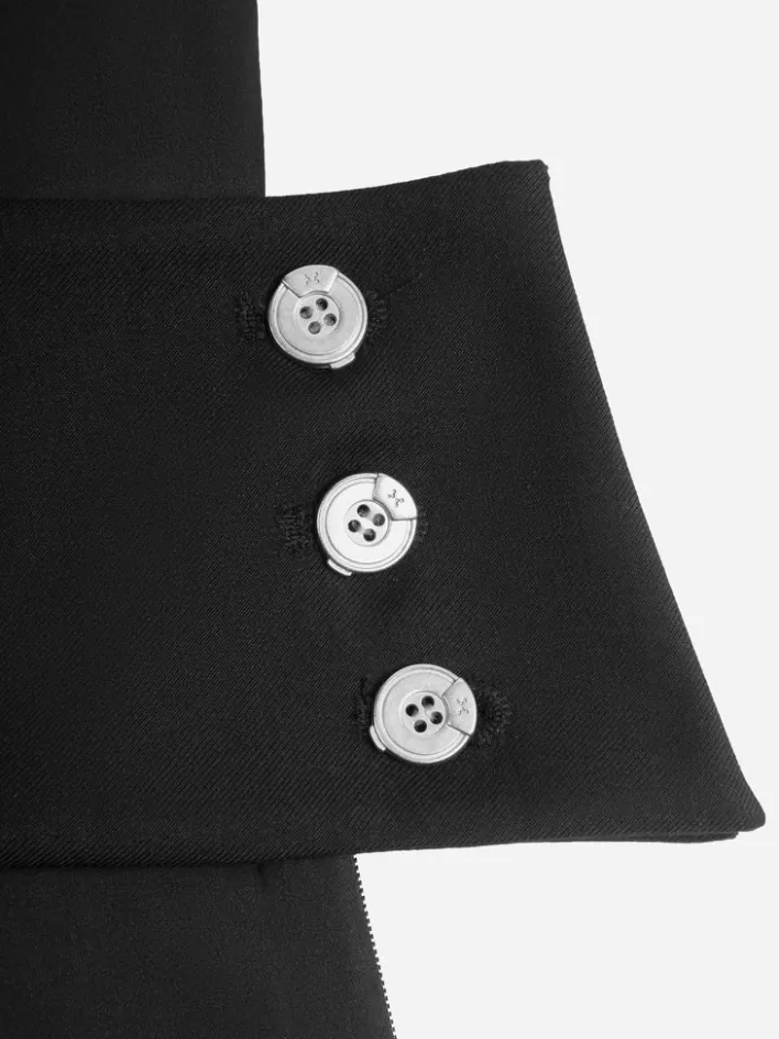 005__asymmetry_layered_mini_dress_7.webp Cheap C2H4 005 - Asymmetry Layered Mini Dress Glossy Black