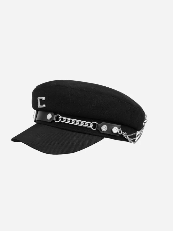 005__capital_belted_abby_cap_2.webp Store C2H4 005 - Capital Belted Abby Cap Black