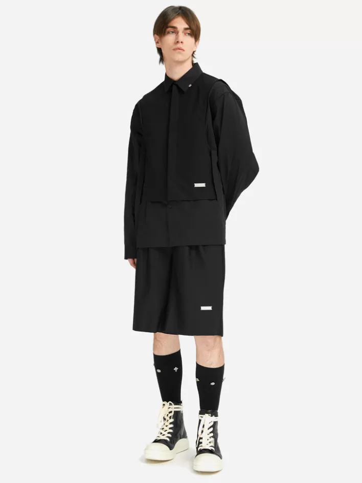 005__layered_two_pieces_shirt_3.webp Best Sale C2H4 005 - Layered Two Pieces Shirt Vanward Black