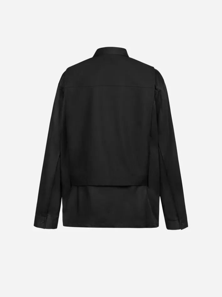 005__layered_two_pieces_shirt_5.webp Best Sale C2H4 005 - Layered Two Pieces Shirt Vanward Black