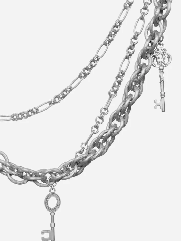 005__multi_combine_pants_chain_4.webp Outlet C2H4 005 - Multi Combine Pants Chain Metal Silver