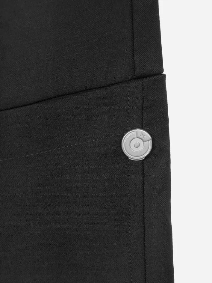 005__multi_pockets_wideleg_shorts_10.webp Sale C2H4 005 - Multi Pockets Wide-Leg Shorts Solemn Black