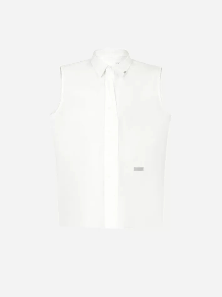 005__raw_edge_sleeveless_shirt_4.webp Best C2H4 005 - Raw Edge Sleeveless Shirt White