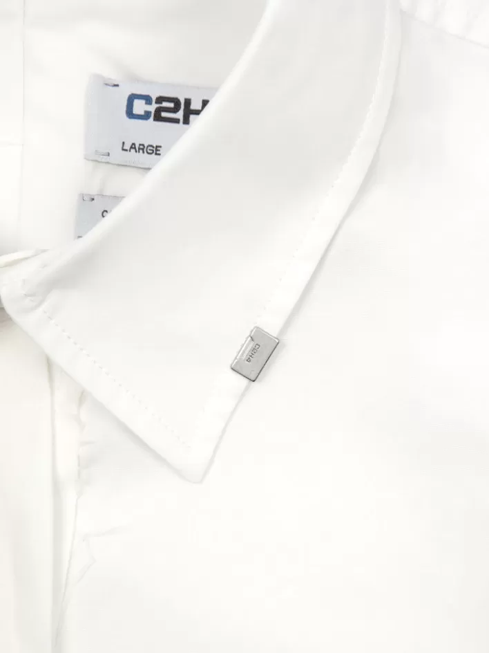 005__raw_edge_sleeveless_shirt_6.webp Best C2H4 005 - Raw Edge Sleeveless Shirt White