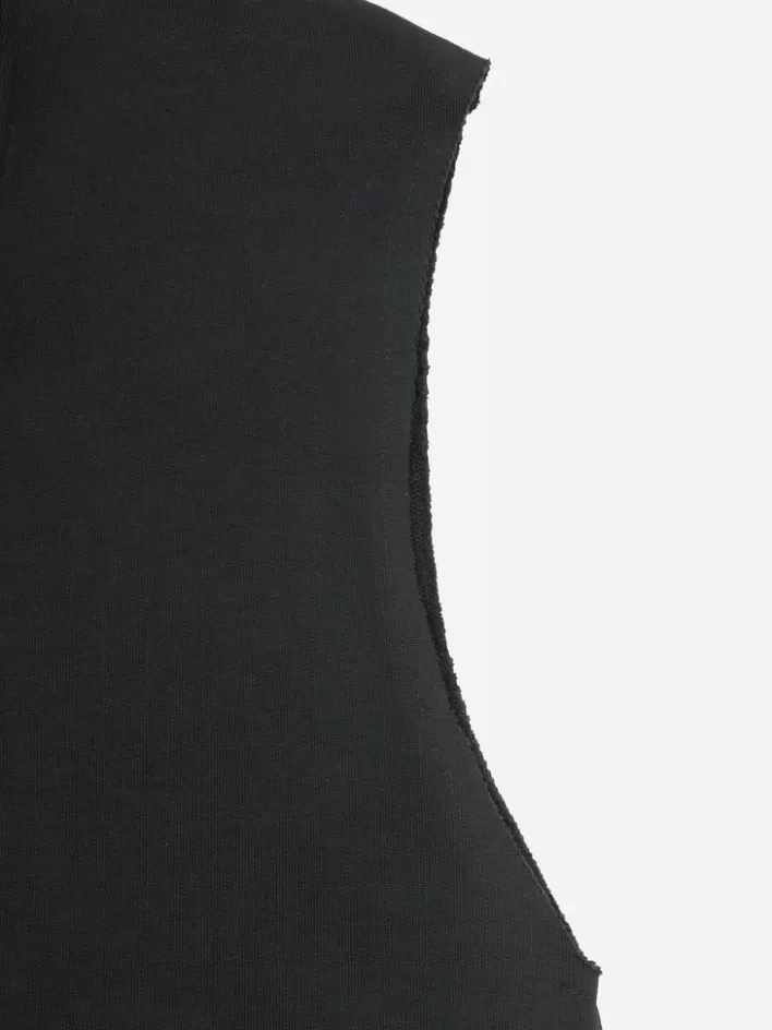 Best Sale C2H4 005 - Stagger Bandage Sweat Vest Vanward Black