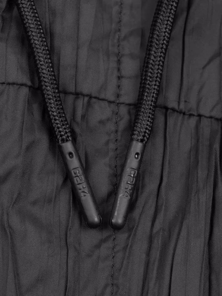 005__wrinkled_nylon_arch_panelled_track_shorts_6.webp Sale C2H4 005 - Wrinkled Nylon Arch Panelled Track Shorts Black&Gray