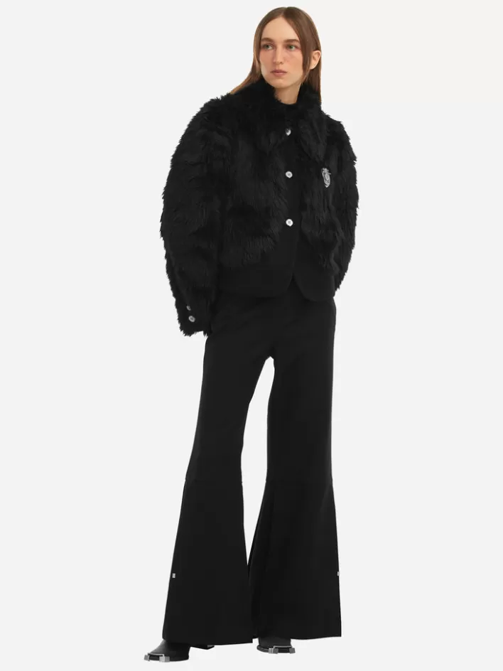 006__arch_paneled_fur_jacket_3.webp Sale C2H4 006 - Arch Paneled Fur Jacket Fuzzy Black