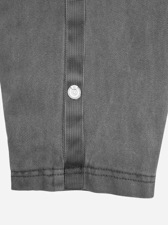 Outlet C2H4 006 - Cold-Dye Military Stagger Stripe Quilted Jacket Fogged Gray