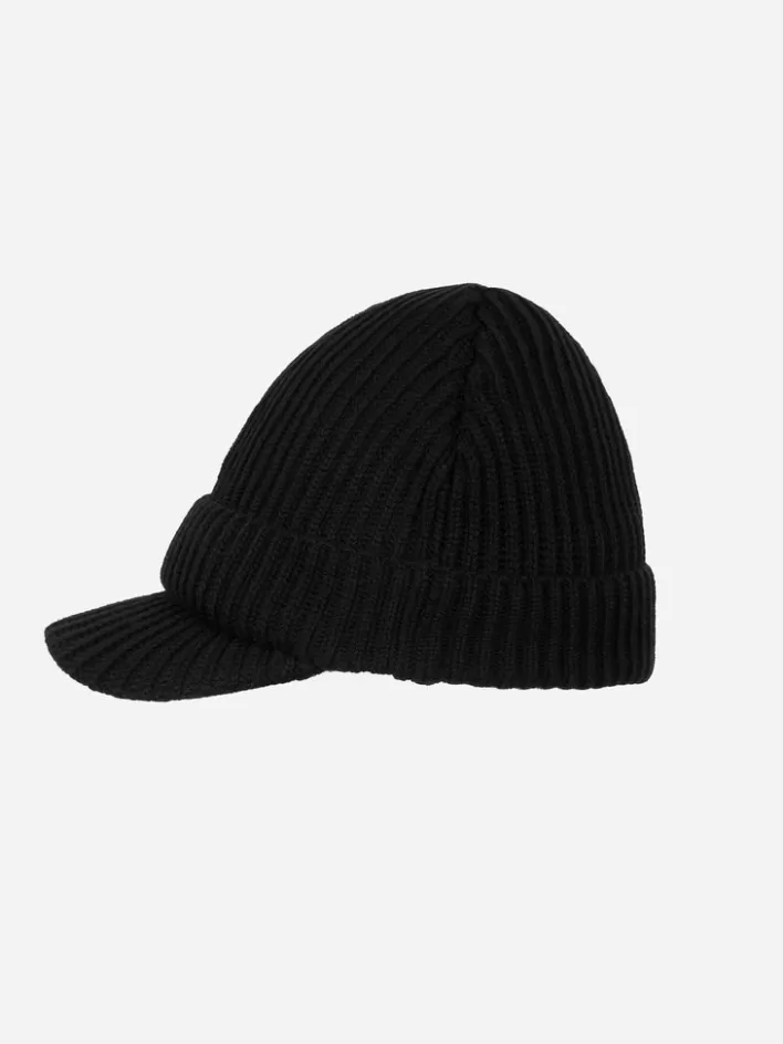 006__knit_covert_beanie_cap_3.webp Sale C2H4 006 - Knit Covert Beanie Cap Black