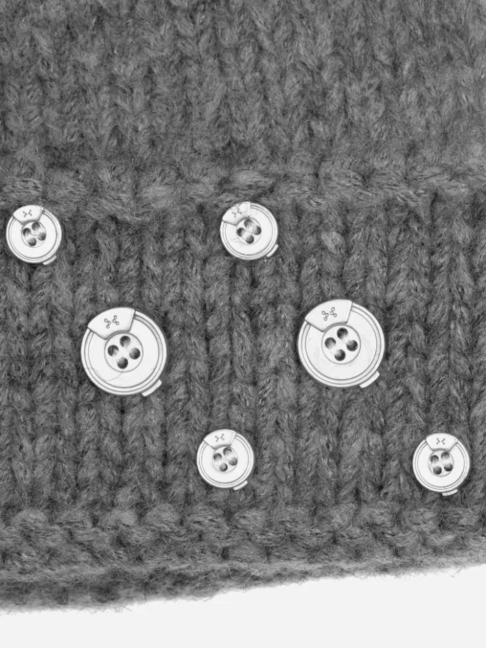 006__parallel_spot_knit_covert_beanie_7.webp Online C2H4 006 - "Parallel Spot" Knit Covert Beanie Fogged Gray