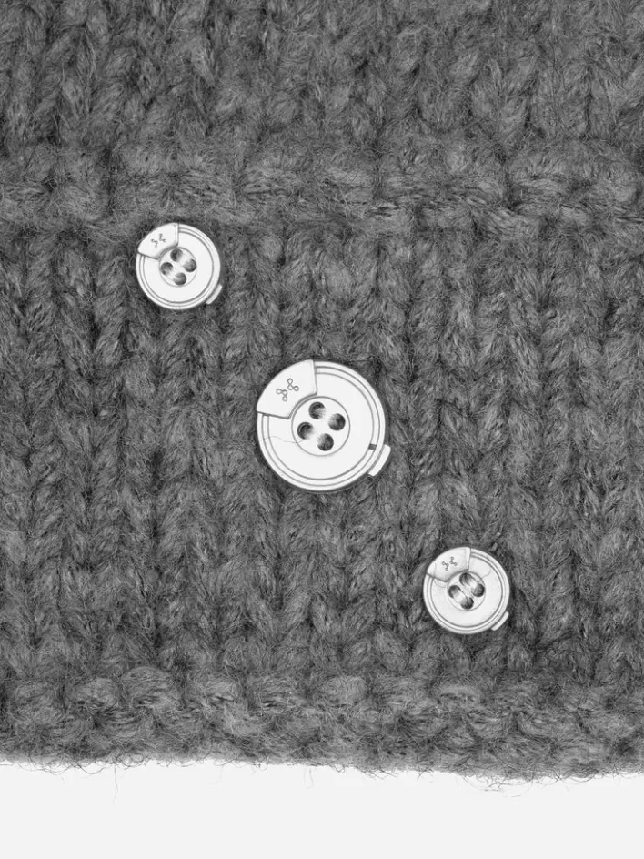 006__parallel_spot_knit_covert_beanie_8.webp Online C2H4 006 - "Parallel Spot" Knit Covert Beanie Fogged Gray