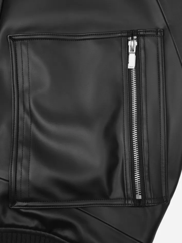 006__streamline_arch_panelled_bomber_jacket_10.webp Fashion C2H4 006 - Streamline Arch Panelled Bomber Jacket Black