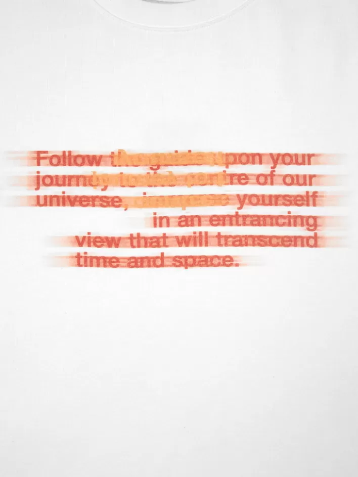 006__voyage_guideline_tshirt_6.webp Online C2H4 006 - "Voyage Guideline" T-Shirt White