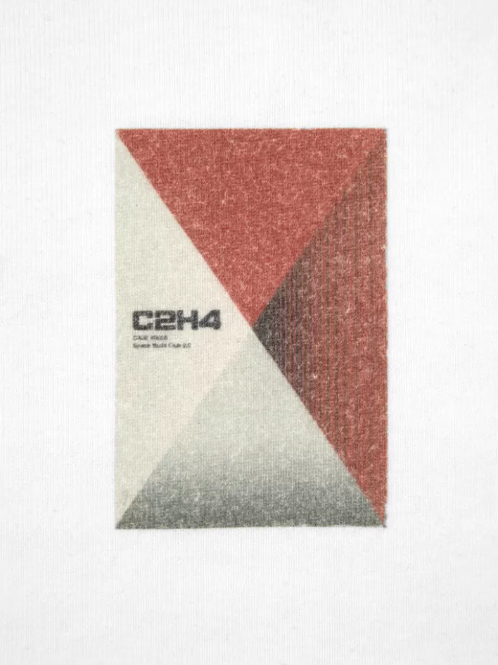 006__voyage_guideline_tshirt_7.webp Online C2H4 006 - "Voyage Guideline" T-Shirt White