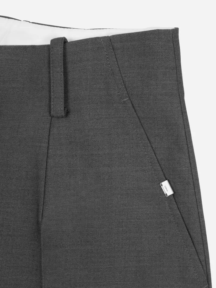 007__c_perriand_pleated_waistless_shorts_7.webp Shop C2H4 007 - C. Perriand Pleated Waistless Shorts Gray