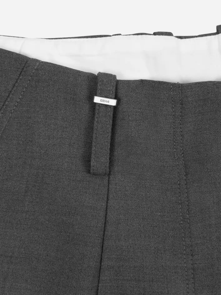 007__c_perriand_pleated_waistless_shorts_9.webp Shop C2H4 007 - C. Perriand Pleated Waistless Shorts Gray