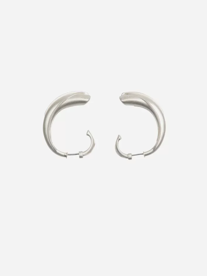 007__curvilinear_earring_7.webp Sale C2H4 007 - Curvilinear Earring Silver