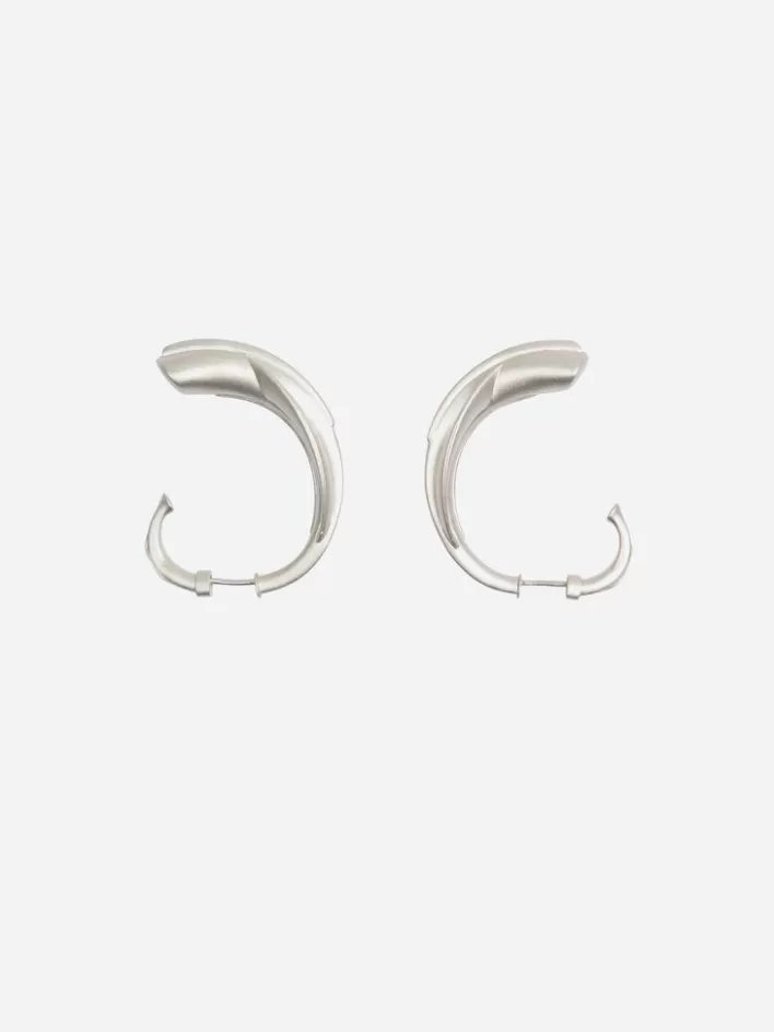 007__curvilinear_earring_8.webp Sale C2H4 007 - Curvilinear Earring Silver