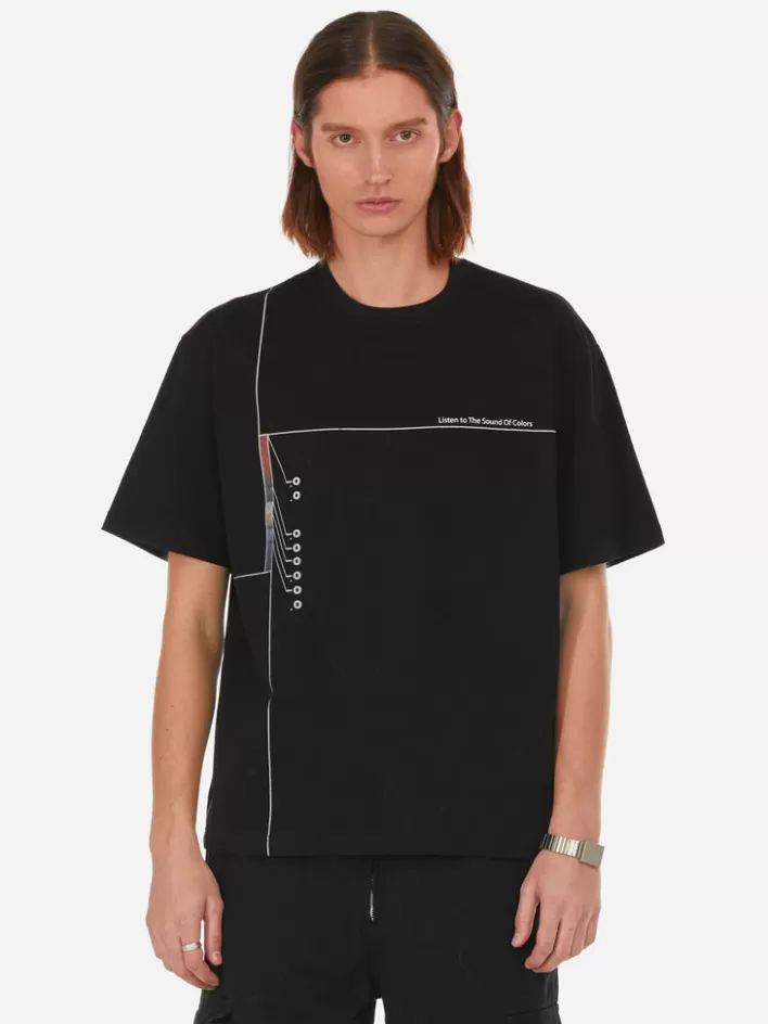 Outlet C2H4 007 - Sound Of Colors T-Shirt Black