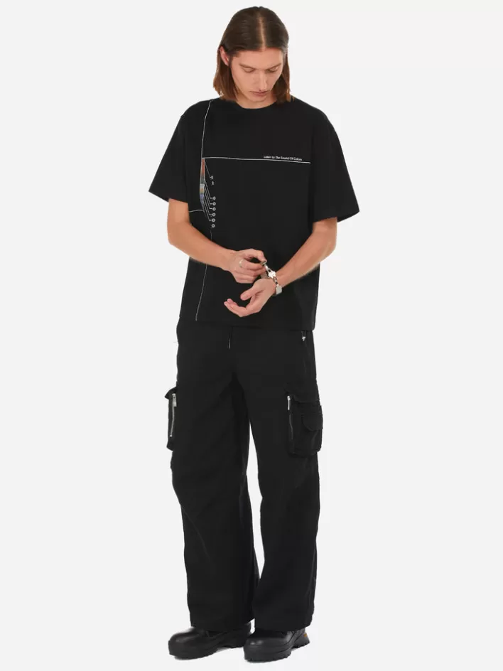 Outlet C2H4 007 - Sound Of Colors T-Shirt Black