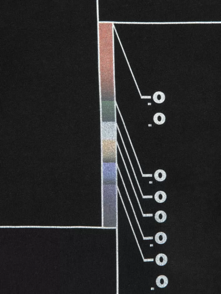 Outlet C2H4 007 - Sound Of Colors T-Shirt Black