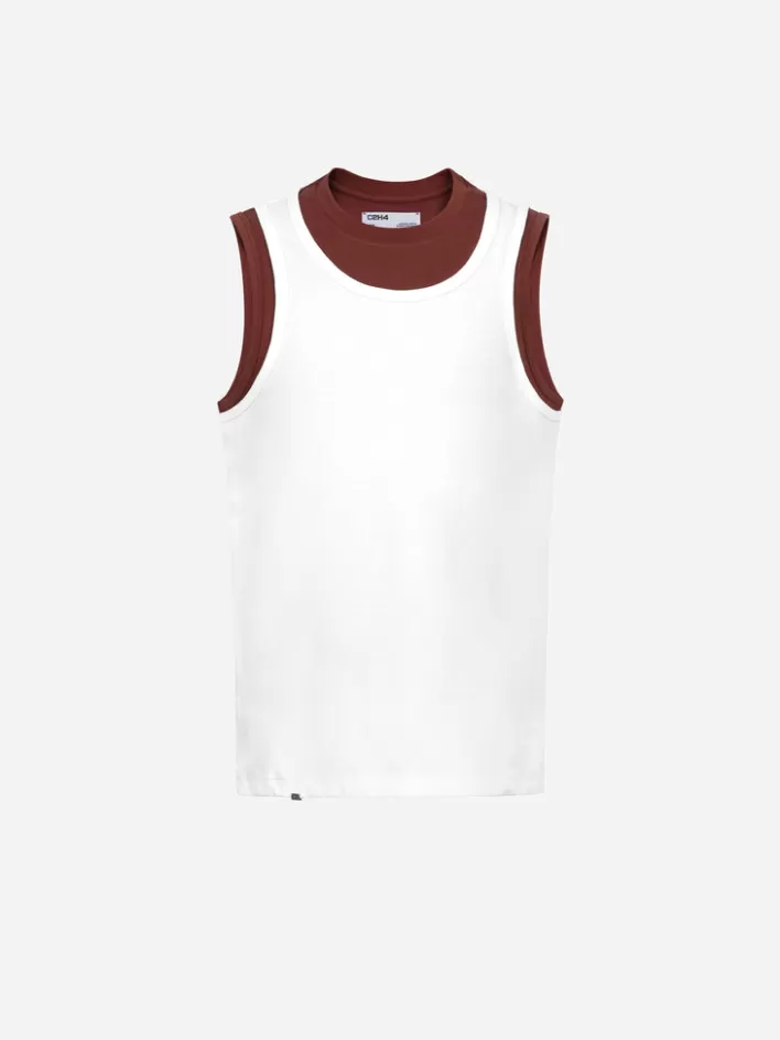 007__superimpose_tanktop_4.webp Outlet C2H4 007 - Superimpose Tanktop White&Red