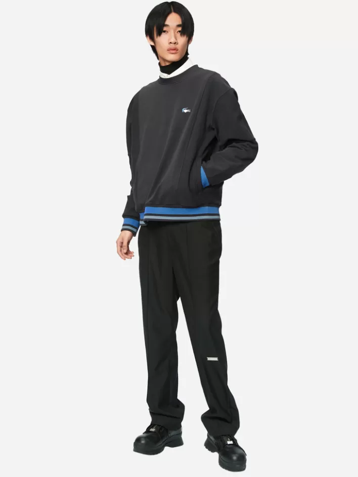 c2h4_x_lacoste_paneled_applique_insideout_crewneck_2.webp Flash Sale C2H4 X Lacoste Paneled Applique Inside-Out Crewneck Dark Gray