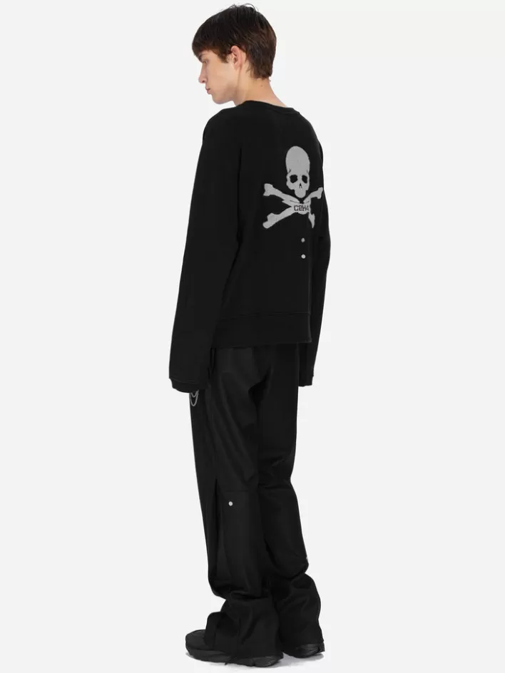 Hot C2H4 ® X Mastermind Japan X Mmj Applique Logo Crewneck Black