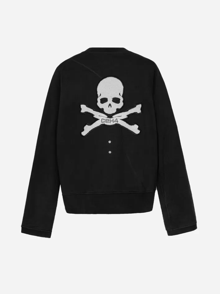 Hot C2H4 ® X Mastermind Japan X Mmj Applique Logo Crewneck Black