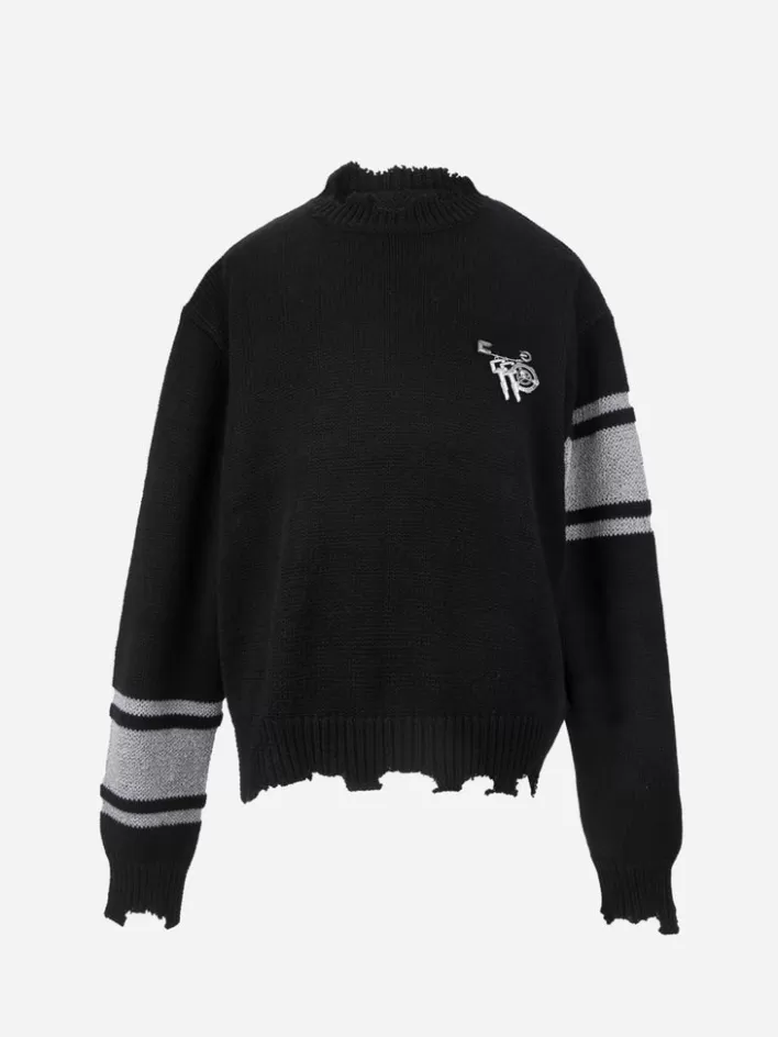 c2h4_x_mastermind_japan_cmastermind_reflective_knit_sweater_6.webp New C2H4 ® X Mastermind Japan "C-Mastermind" Reflective Knit Sweater Black