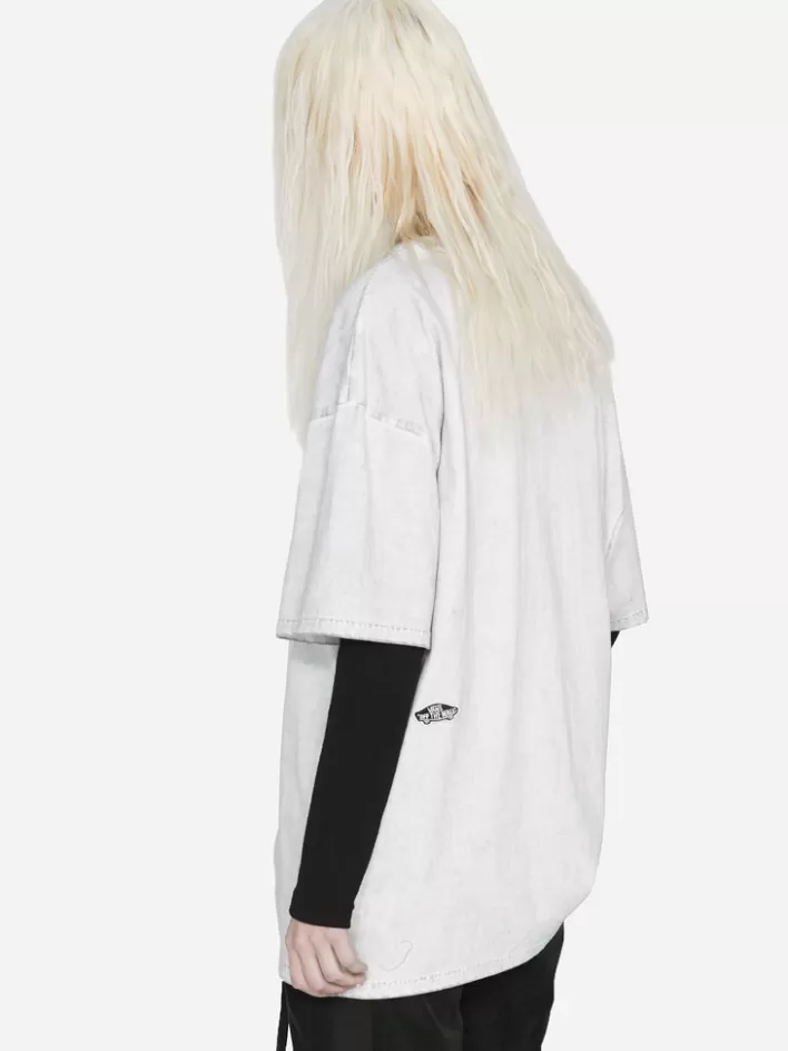 Outlet C2H4 ® X Vans Vol.2 Off The Wall Oversized Short Sleeve Tee Grey