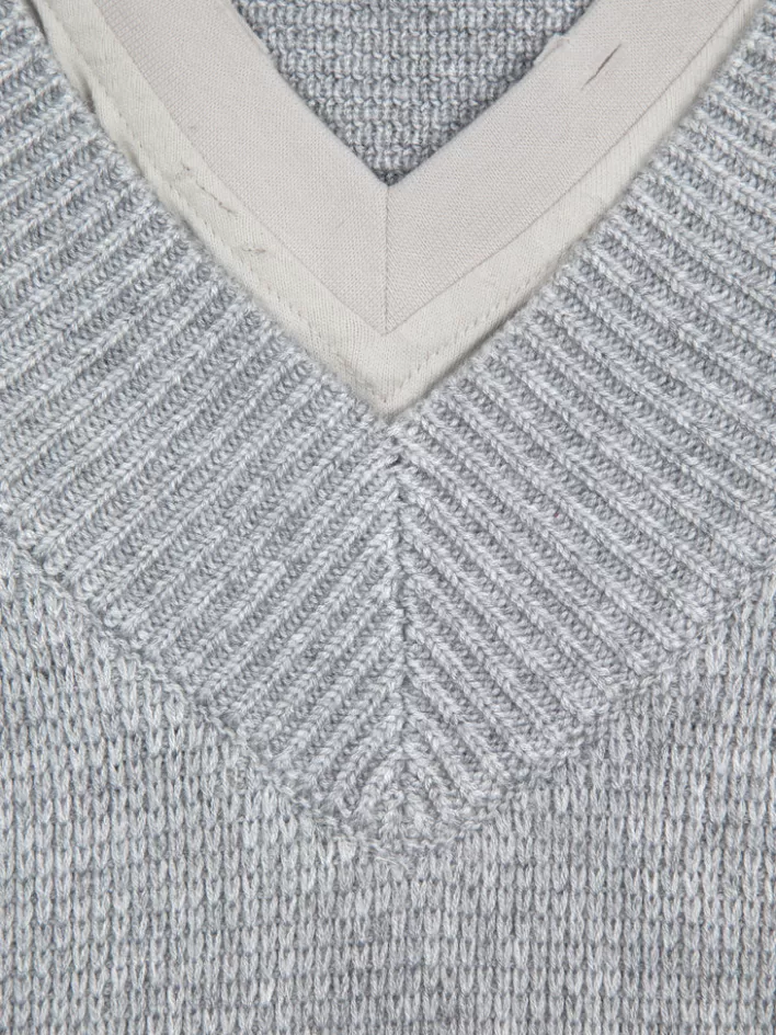 staff_uniform_layered_vneck_sweater_7-1.webp Best C2H4 Staff Uniform Layered V-Neck Sweater Gray